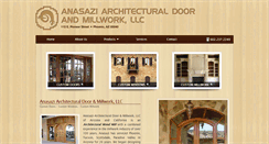 Desktop Screenshot of anasazidoor.com